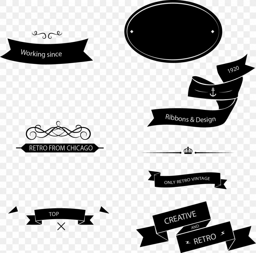 Vector Black Text Title, PNG, 1486x1465px, Logo, Black And White, Brand, Label, Monochrome Download Free