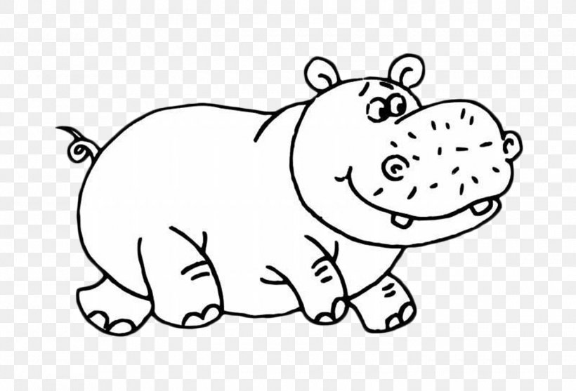 Hippopotamus Puppy Cartoon Polar Bear Cuteness, PNG, 1500x1020px, Watercolor, Cartoon, Flower, Frame, Heart Download Free