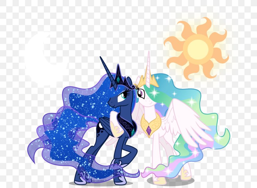 Princess Luna Princess Celestia Pony Twilight Sparkle Rainbow Dash, PNG, 748x600px, Princess Luna, Cartoon, Character, Fictional Character, Figurine Download Free