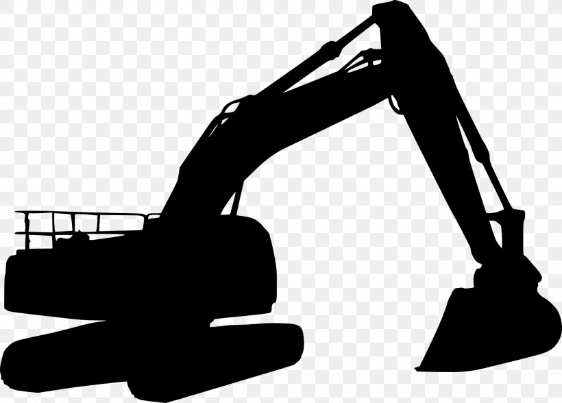 Silhouette Excavator Caterpillar Inc. Clip Art, PNG, 2000x1435px, Silhouette, Black, Black And White, Bridegroom, Bulldozer Download Free