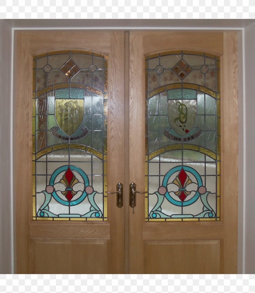 Stained Glass Window Door, PNG, 1346x1550px, Stained Glass, Cabinetry, Door, Glass, Glazing Download Free