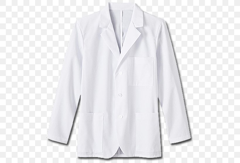Blazer Lab Coats White Clothing, PNG, 502x558px, Blazer, Blouse, Button ...