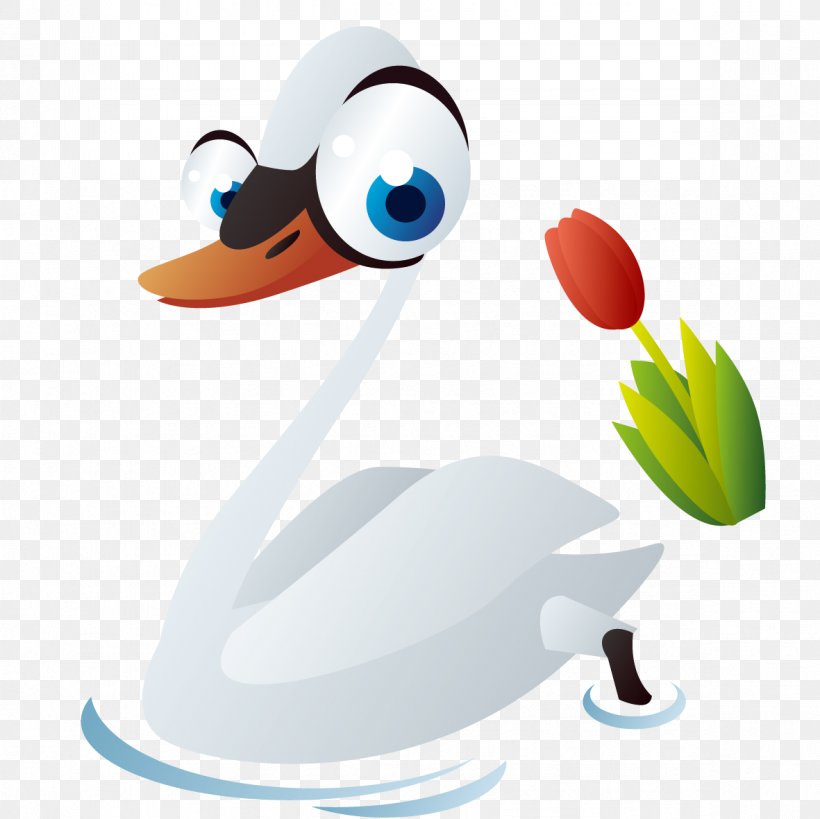 Duck Domestic Goose Cygnini, PNG, 1181x1181px, Duck, Beak, Bird, Cartoon, Cygnini Download Free