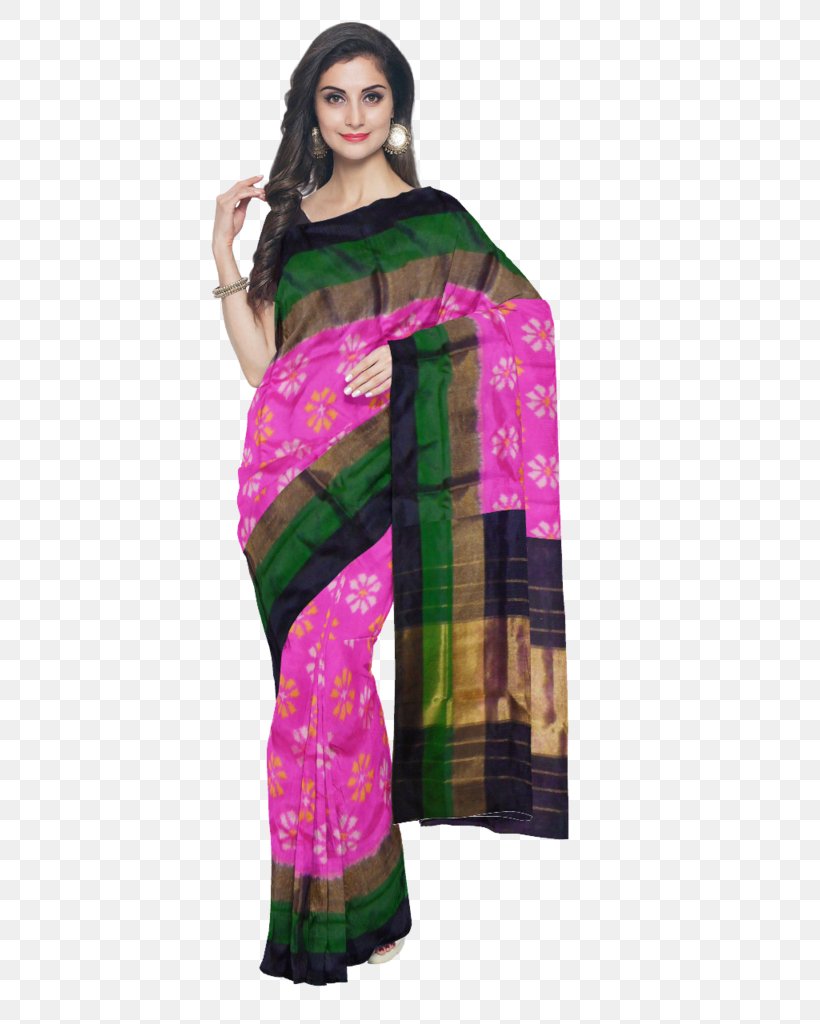 Sari Gadwal Pochampally Saree Ikat Silk, PNG, 576x1024px, Sari, Art, Clothing, Cotton, Deer Download Free