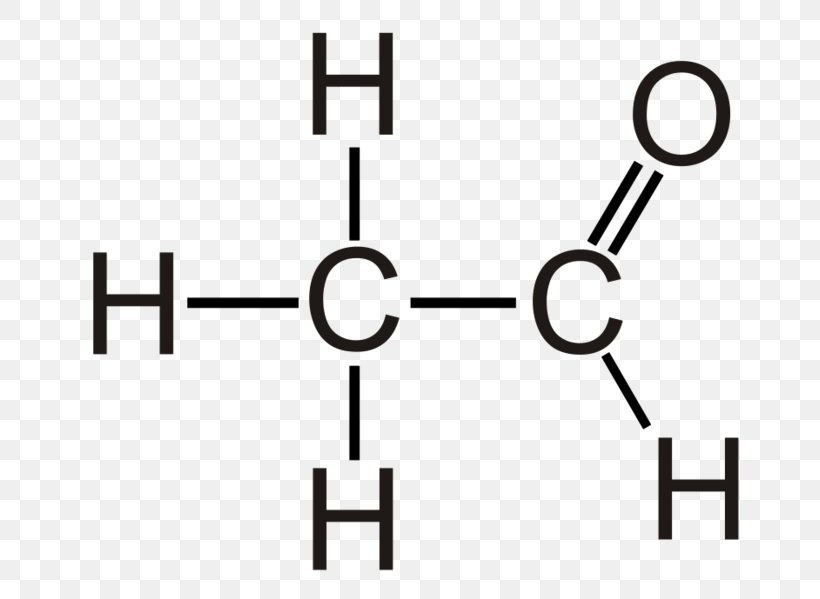 Acetaldehyde Structural Formula Lewis Structure Fórmula Estructural, PNG, 696x599px, Acetaldehyde, Area, Black And White, Chemical Formula, Chemistry Download Free