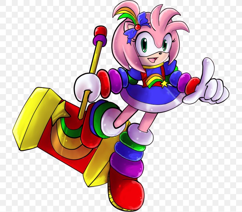 Amy Rose Tails Princess Sally Acorn Character Sega, PNG, 737x721px, Amy Rose, Art, Cartoon, Character, Clown Download Free