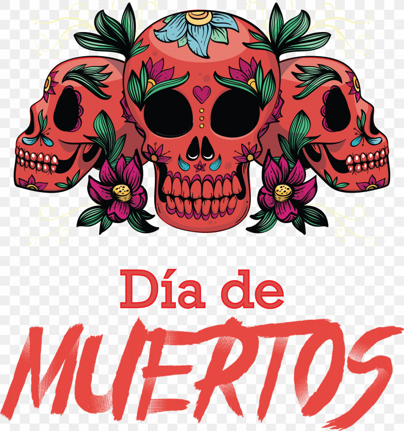 Dia De Muertos Day Of The Dead, PNG, 2810x3000px, D%c3%ada De Muertos, Day Of The Dead, Meter, Skull M Download Free