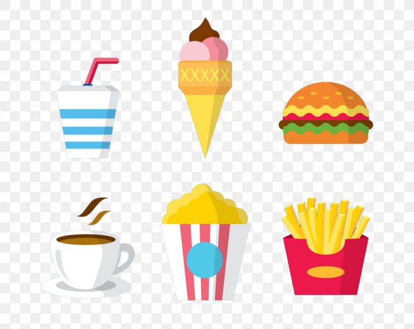 Ice Cream Cone French Fries Hamburger Fast Food, PNG, 1024x814px, Ice Cream, Bread, Chicken Sandwich, Cuisine, Fast Food Download Free