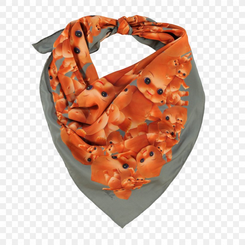 Scarf, PNG, 2000x2000px, Scarf, Orange, Peach, Stole Download Free