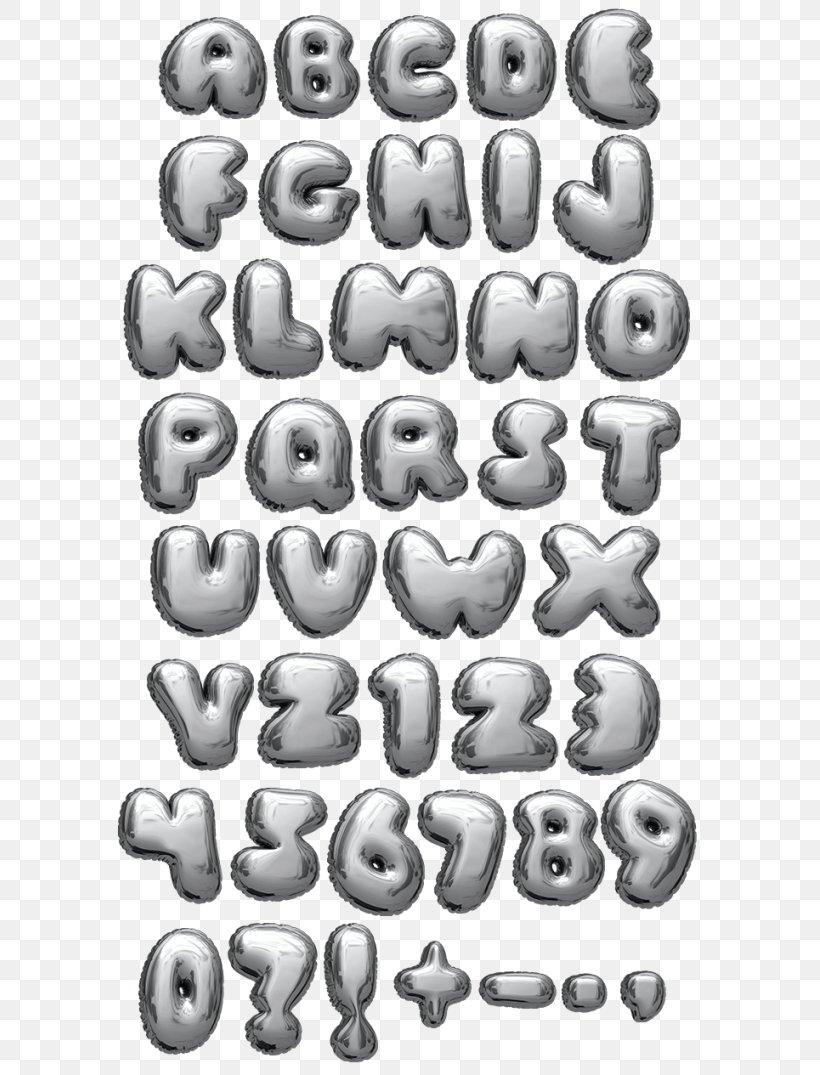 Balloon Typeface Alphabet Font, PNG, 595x1075px, Balloon, Alphabet, Black And White, Blog, Digital Media Download Free