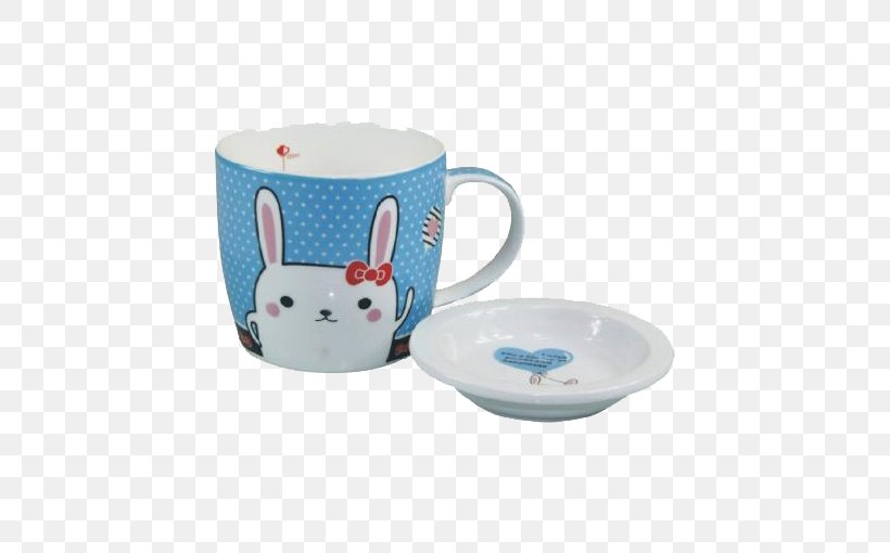 European Rabbit Coffee Cup, PNG, 510x510px, European Rabbit, Ceramic, Coffee Cup, Cup, Dinnerware Set Download Free