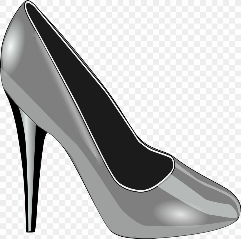 High-heeled Footwear Shoe Sneakers Stiletto Heel Clip Art, PNG, 2400x2381px, Highheeled Footwear, Basic Pump, Black, Black And White, Boot Download Free