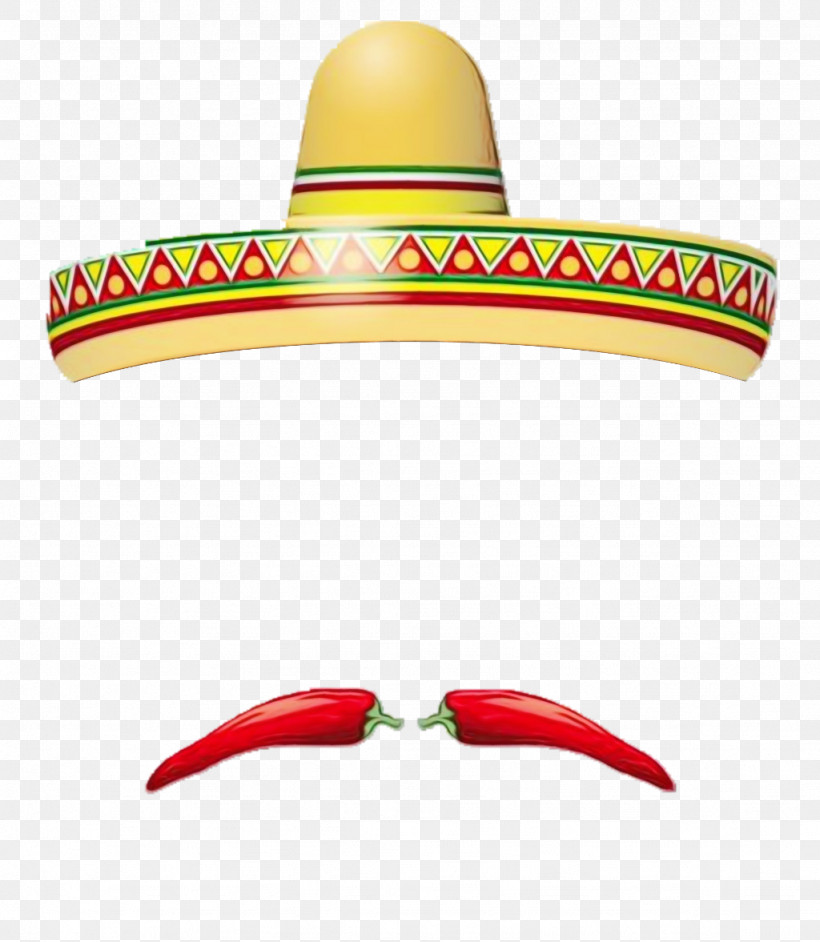 Sombrero, PNG, 1024x1177px, Watercolor, Costume Accessory, Costume Hat, Hat, Headgear Download Free