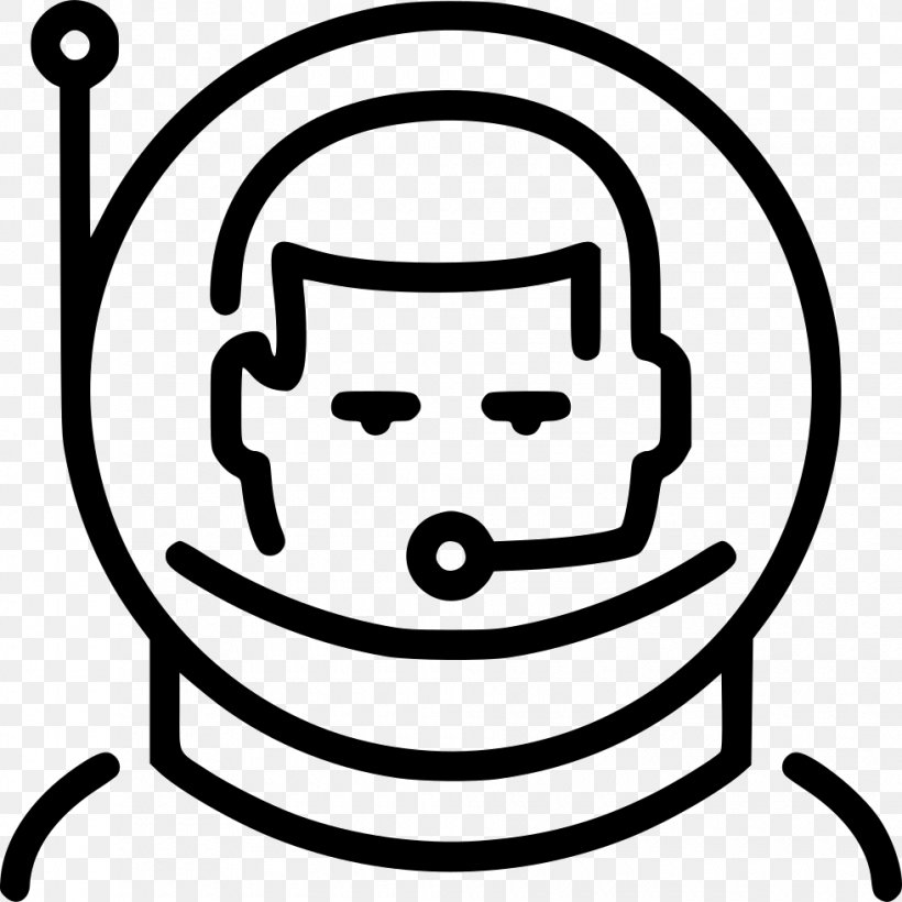Astronaut Outer Space, PNG, 980x980px, Astronaut, Avatar, Black And White, Face, Happiness Download Free
