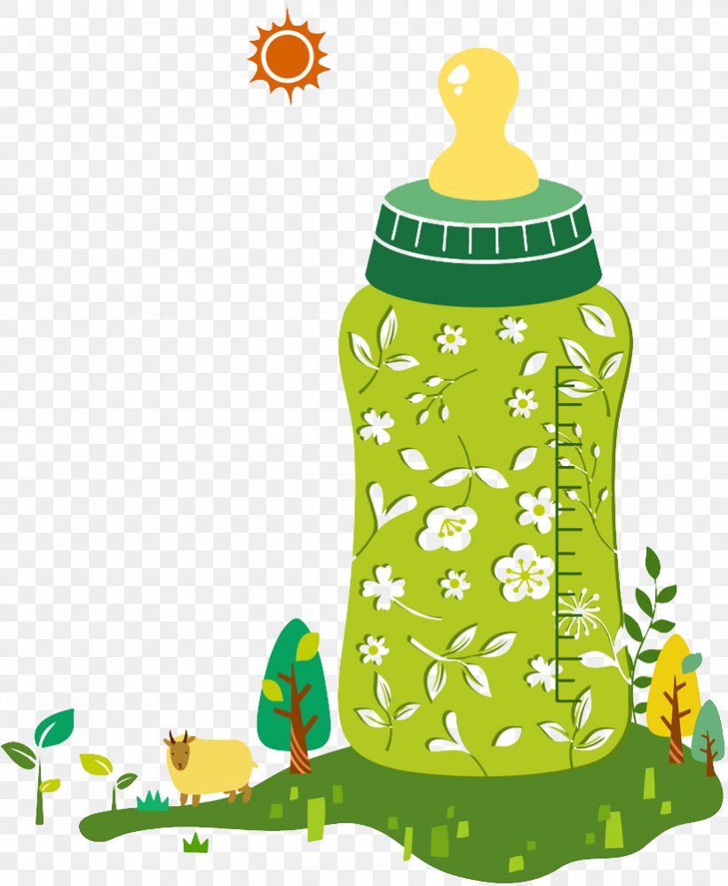 Baby Bottle Illustration, PNG, 821x1000px, Baby Bottle, Area, Bottle, Cartoon, Child Download Free