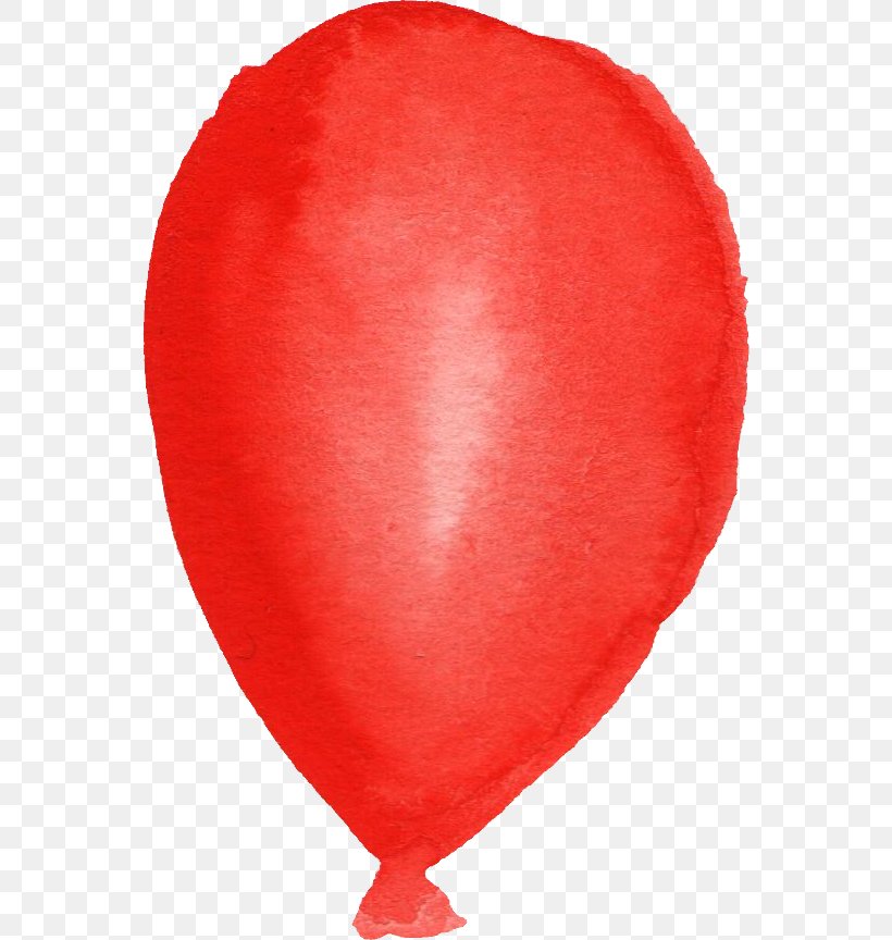Balloon Red Watercolor Painting Clip Art, PNG, 558x864px, Balloon, Balloon Modelling, Color, Drawing, Heart Download Free