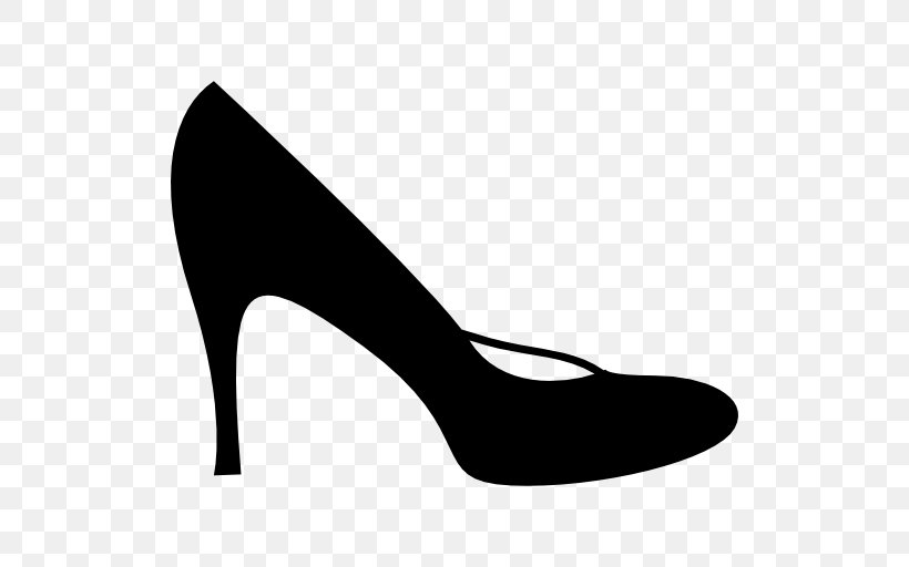 High-heeled Shoe Fashion Stiletto Heel Absatz, PNG, 512x512px, Highheeled Shoe, Absatz, Basic Pump, Black, Black And White Download Free
