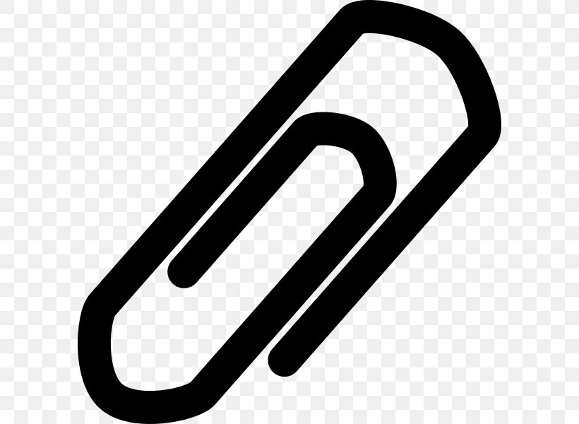 Paper Clip Drawing Clip Art, PNG, 600x600px, Paper Clip, Area, Black And White, Brand, Drawing Download Free