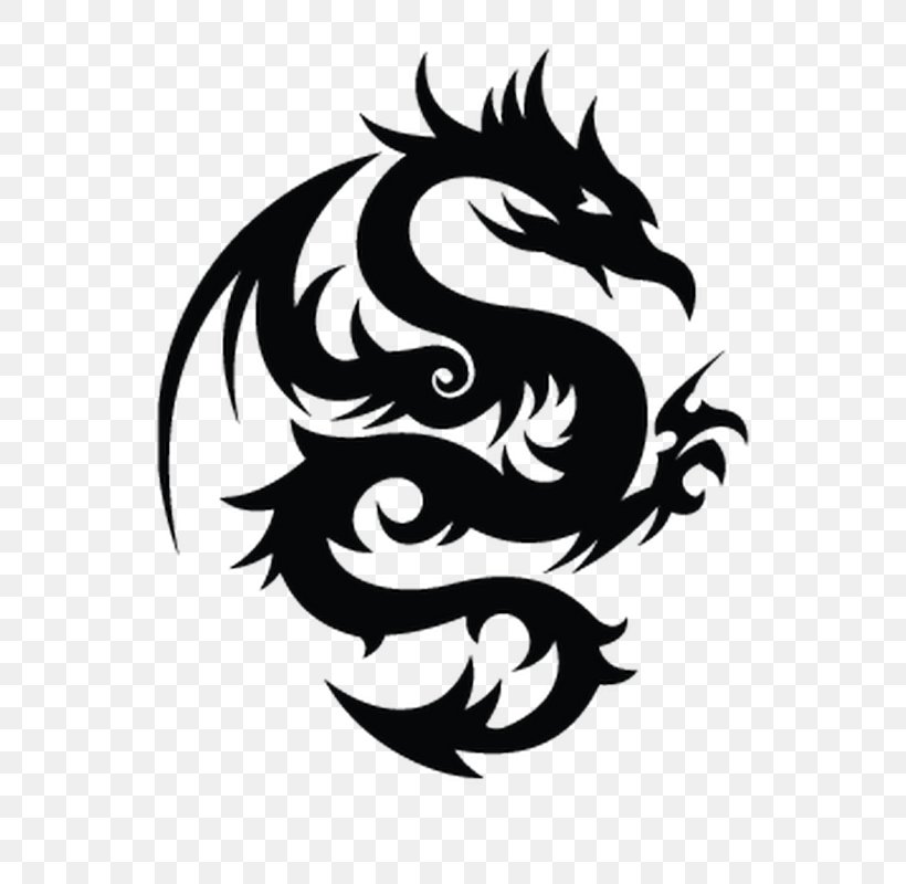 Dragon Clip Art, PNG, 800x800px, Dragon, Art, Autocad Dxf, Black And White, Cdr Download Free