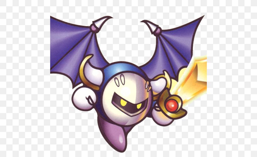 Super Smash Bros. Brawl Meta Knight Kirby's Adventure Kirby Super Star Kirby: Nightmare In Dream Land, PNG, 500x500px, Watercolor, Cartoon, Flower, Frame, Heart Download Free