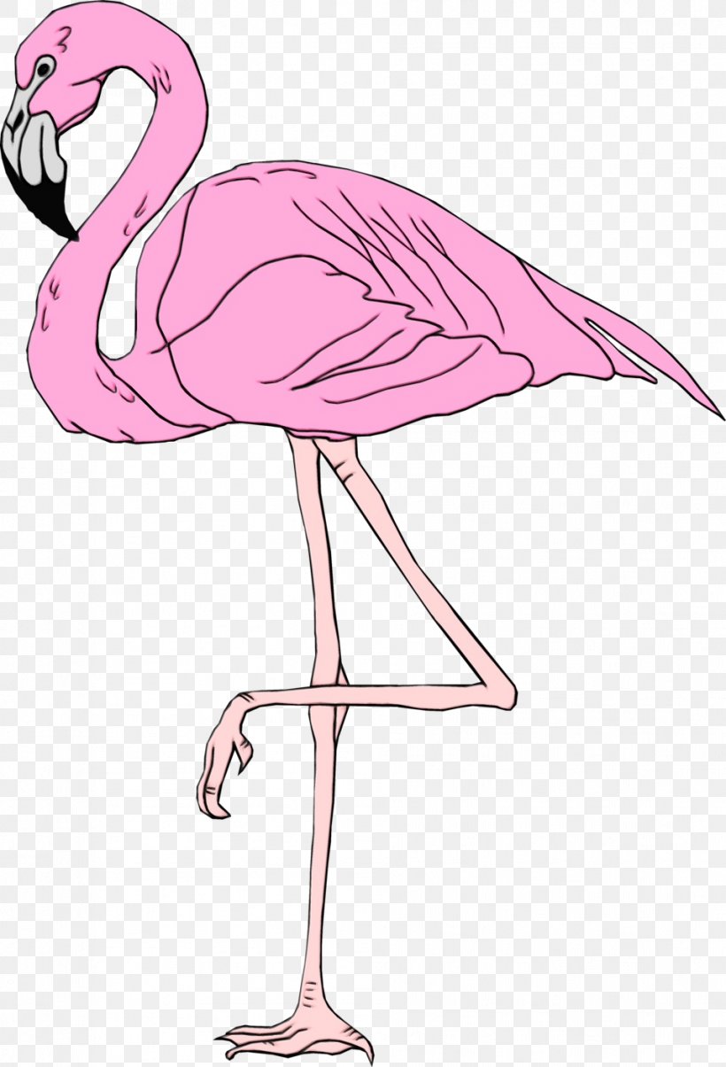 Flamingo, PNG, 958x1408px, Watercolor, Beak, Bird, Flamingo, Greater Flamingo Download Free