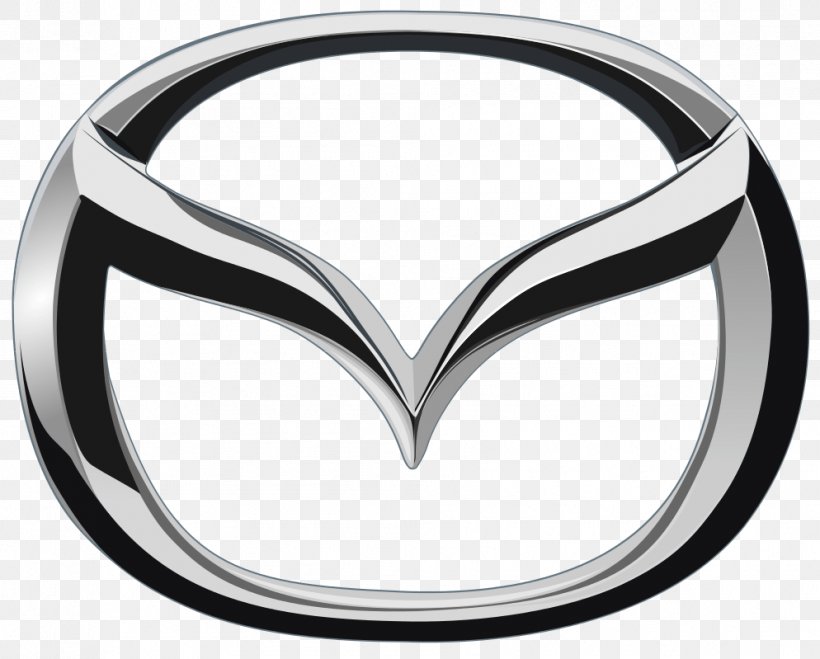 Mazda Demio Car Logo 2007 Mazda3, PNG, 994x799px, Mazda, Automotive Industry, Black And White, Body Jewelry, Brand Download Free