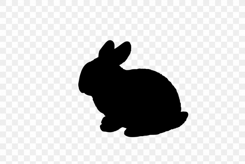Domestic Rabbit Hare Easter Bunny Black & White, PNG, 2500x1674px, Domestic Rabbit, Black M, Black White M, Blackandwhite, Easter Download Free