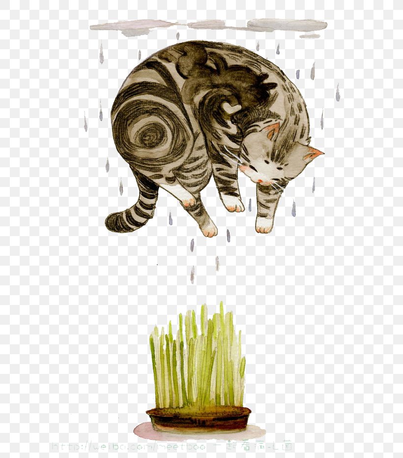 Cat Watercolour Flowers Illustration, PNG, 658x931px, Cat, Art, Big Cats, Carnivoran, Cartoon Download Free