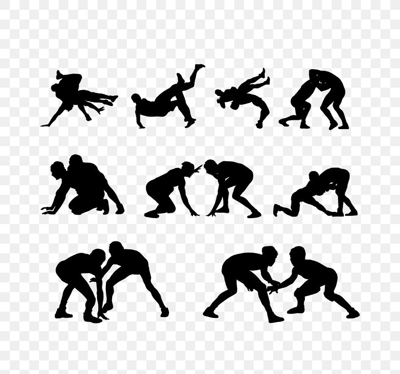 Scholastic Wrestling Clip Art Professional Wrestling Freestyle Wrestling, PNG, 800x768px, Wrestling, Amateur Wrestling, Area, Black, Black And White Download Free