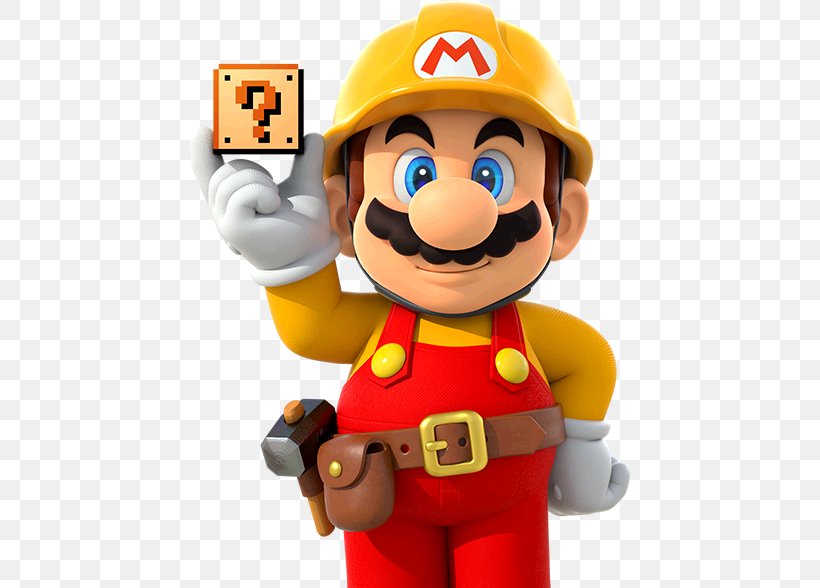 Super Mario Maker New Super Mario Bros. Wii New Super Mario Bros. Wii, PNG, 442x588px, Super Mario Maker, Action Figure, Fictional Character, Figurine, Level Download Free