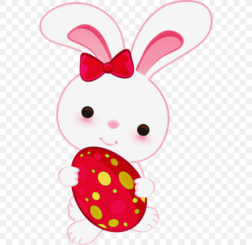 Easter Bunny, PNG, 564x800px, Pink, Cartoon, Easter Bunny, Heart, Magenta Download Free