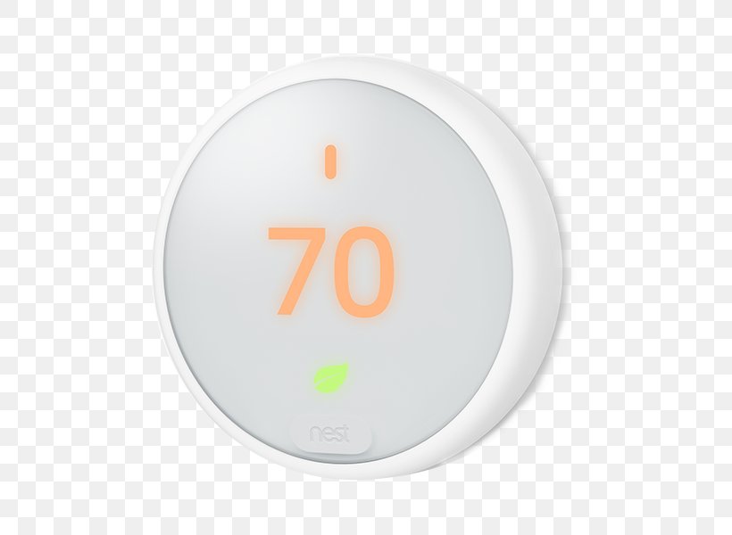 Nest Learning Thermostat Nest Labs Programmable Thermostat The Home Depot, PNG, 600x600px, Nest Learning Thermostat, Google, Home Depot, Nest Labs, Orange Download Free