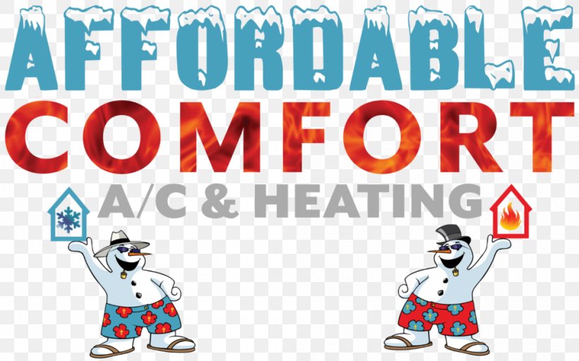 Affordable Comfort LLC Air Conditioning Heating System HVAC, PNG, 1000x625px, Air Conditioning, Area, Art, Banner, Building Insulation Download Free