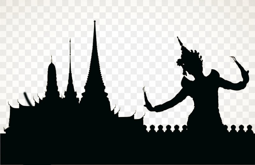 Grand Palace Temple Of The Emerald Buddha Ananta Samakhom Throne Hall, PNG, 1000x649px, Grand Palace, Ananta Samakhom Throne Hall, Art, Bangkok, Black Download Free