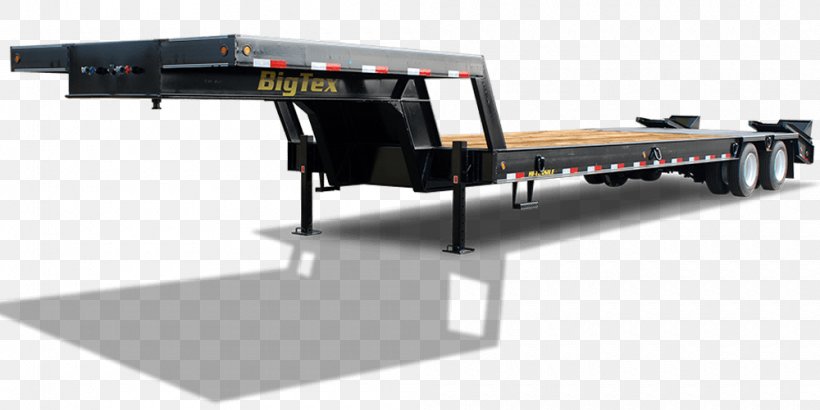 Big Tex Trailers Heavy Machinery Lowboy Pintle, PNG, 1000x500px, Trailer, Architectural Engineering, Automotive Exterior, Big Tex Trailers, Furniture Download Free