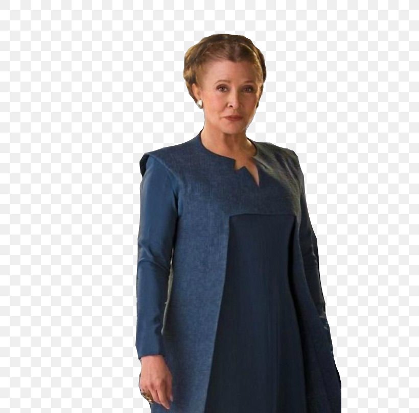 Leia Organa Star Wars Episode VII Carrie Fisher Padmé Amidala Han Solo, PNG, 516x810px, Leia Organa, Anakin Skywalker, Blouse, Blue, Carrie Fisher Download Free