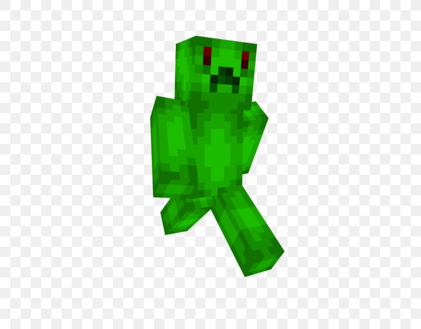 Minecraft Skin Cartoon, PNG, 640x640px, Minecraft, Animal, Cartoon, Cross, Green Download Free