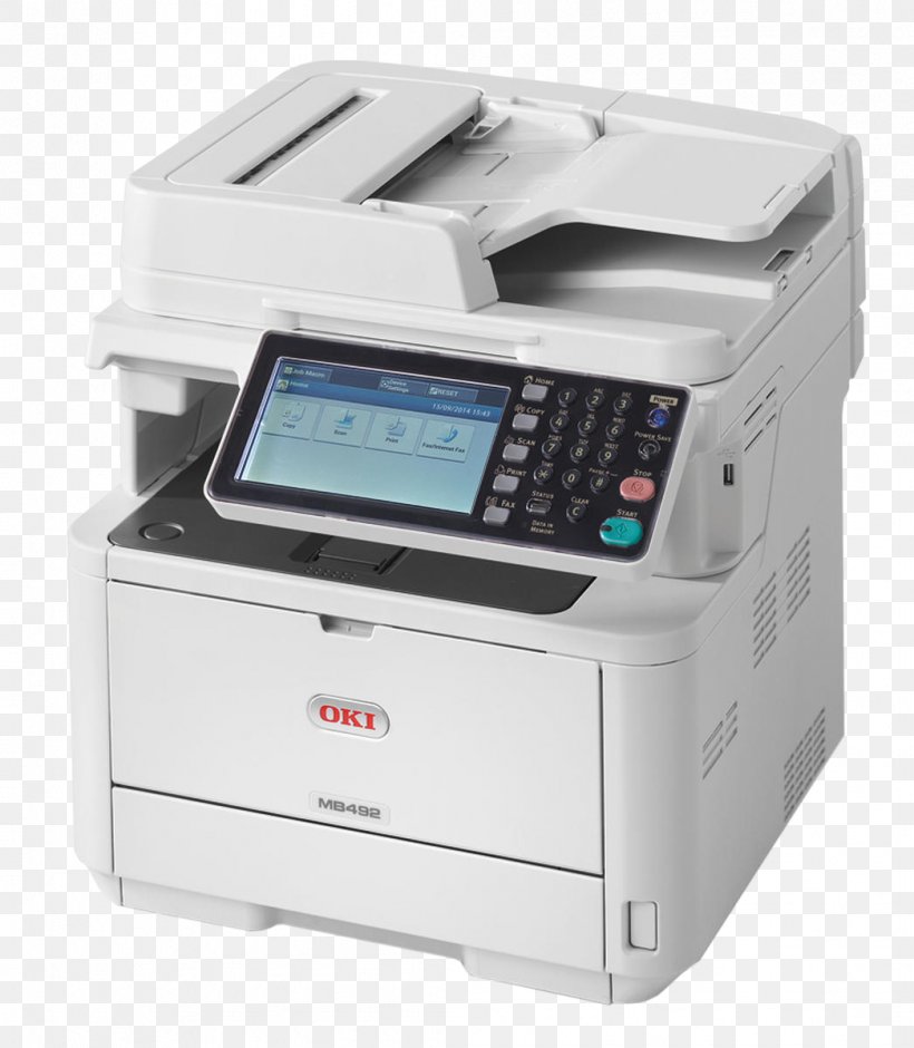 Multi-function Printer Printing Oki Data Corporation Oki Electric Industry, PNG, 1046x1200px, Multifunction Printer, Duplex Scanning, Electronic Device, Fax, Image Scanner Download Free