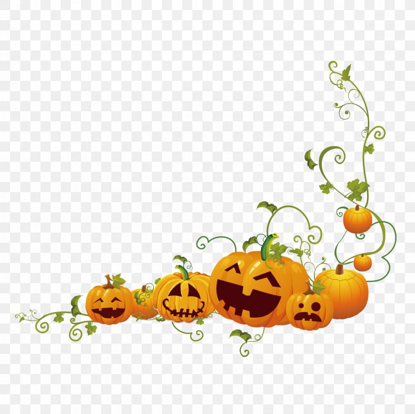 Pumpkin Halloween Jack-o'-lantern Clip Art, PNG, 1181x1181px, Borders And Frames, Clip Art, Food, Fruit, Halloween Download Free