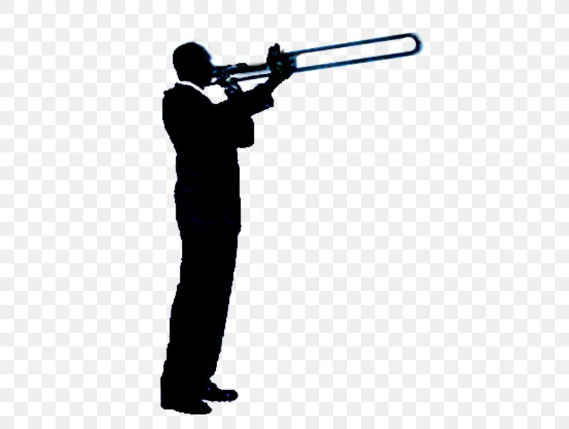 Silhouette Trombone Jazz Trumpet Clip Art, PNG, 450x619px, Silhouette, Arm, Clarinet, Delfeayo Marsalis, Firearm Download Free