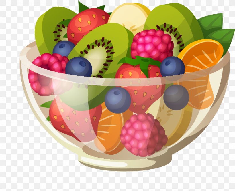 Fruit Salad Frutti Di Bosco Clip Art, PNG, 884x721px, Fruit Salad, Bowl, Confectionery, Cuisine, Diet Food Download Free
