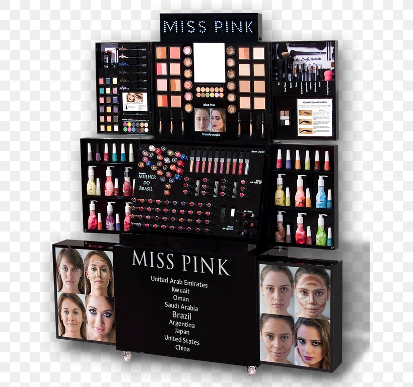 Miss Pink Eye Shadow Franchising Shop Make-up, PNG, 649x769px, Miss Pink, Cosmetics, Estoque, Expositor, Eye Shadow Download Free