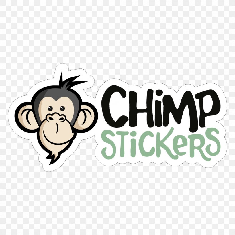 Mammal Chimpanzee Logo Clip Art Brand, PNG, 1000x1000px, Mammal, Area, Behavior, Brand, Cartoon Download Free