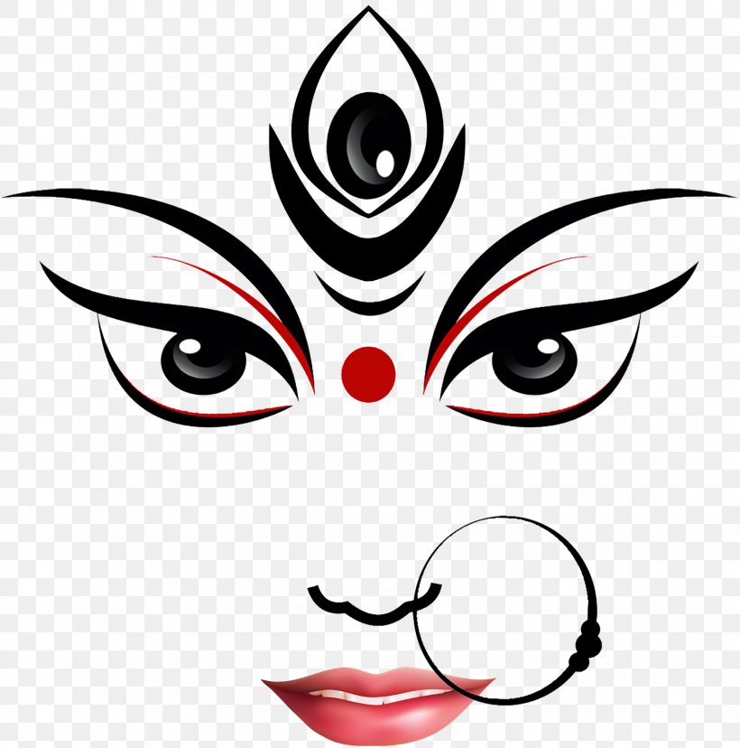 Durga Puja Kali Ganesha Drawing, PNG, 1583x1600px, Watercolor, Cartoon, Flower, Frame, Heart Download Free