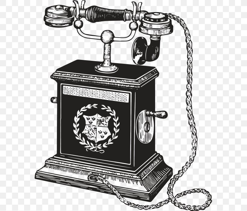 Telephone Vector Graphics Clip Art Drawing Mobile Phones, PNG, 589x701px, Telephone, Black And White, Dial Tone, Drawing, Mobile Phones Download Free