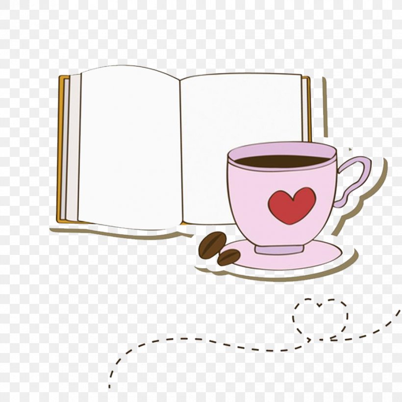 Coffee Cup Tea Cafe Drawing, PNG, 927x928px, Coffee, Book, Cafe, Coffee Cup, Cup Download Free