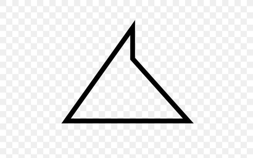 Triangle Area, PNG, 512x512px, Triangle, Area, Black, Black And White, Black M Download Free