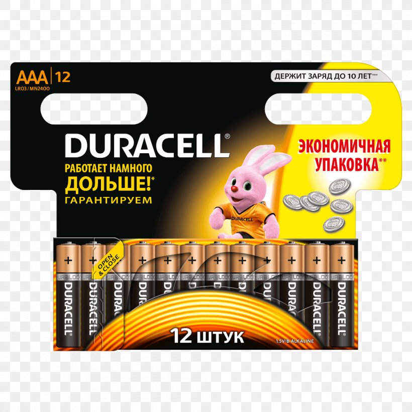 AAA Battery Duracell Electric Battery Button Cell Volt, PNG, 1000x1000px, Aaa Battery, Alkaline Battery, Artikel, Battery, Brand Download Free
