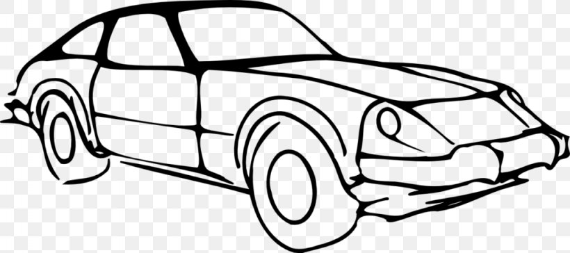 Car Vehicle Vector Motors Corporation Clip Art, PNG, 1024x455px, Car, Artwork, Automotive Design, Black And White, Compact Car Download Free