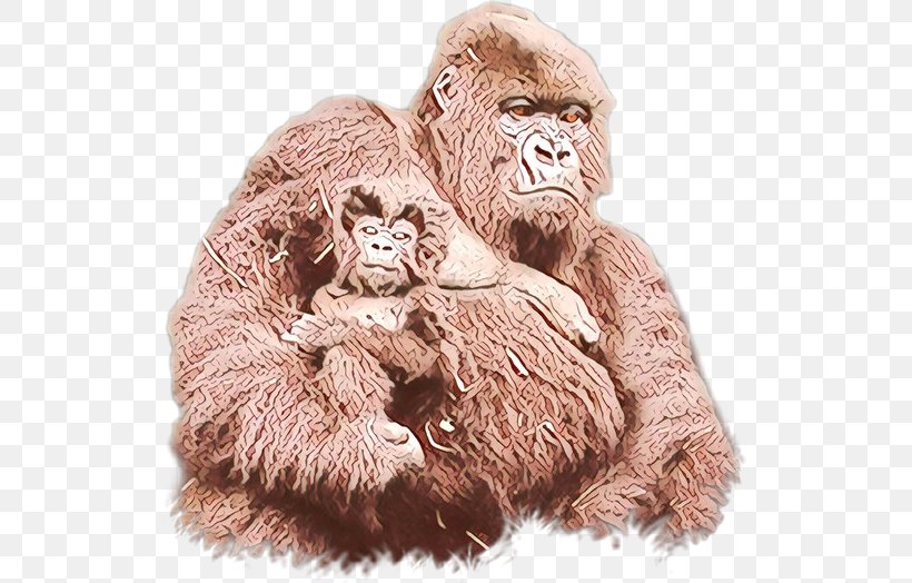 Gorilla Chimpanzee Monkey Fur, PNG, 523x524px, Gorilla, Animal Figure, Chimpanzee, Common Chimpanzee, Drawing Download Free